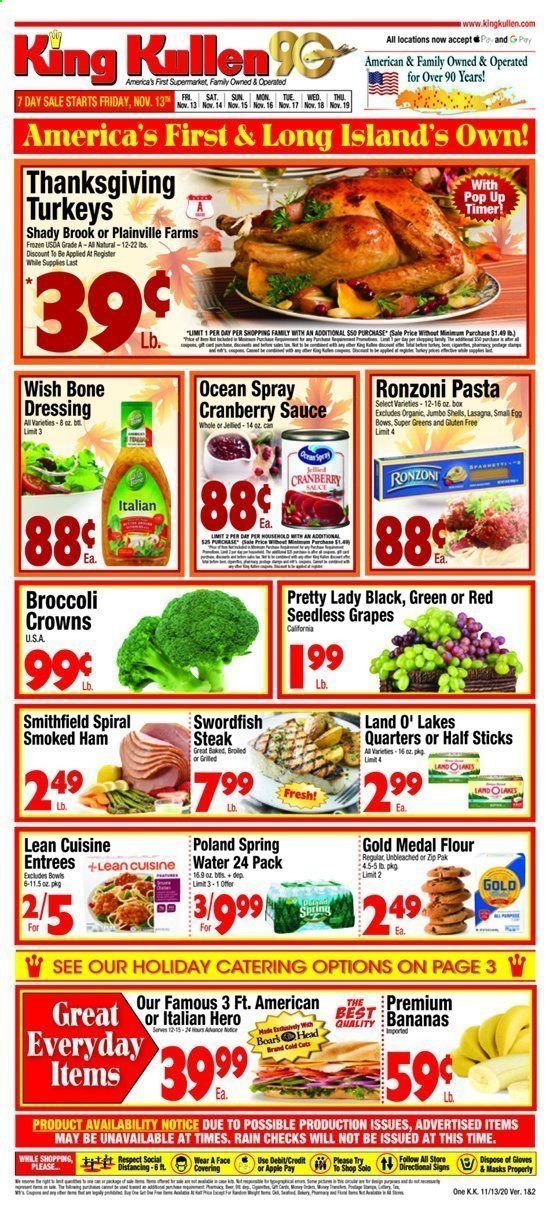 King Kullen Weekly Ad Flyer November 13 to November 19