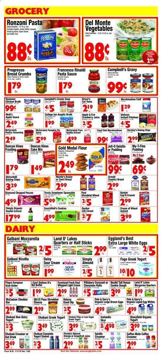 King Kullen Weekly Ad Flyer November 13 to November 19