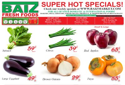 Baiz Market Weekly Ad Flyer November 12 to November 18