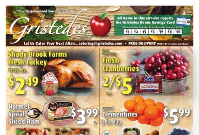 Gristedes Weekly Ad Flyer November 13 to November 19, 2020
