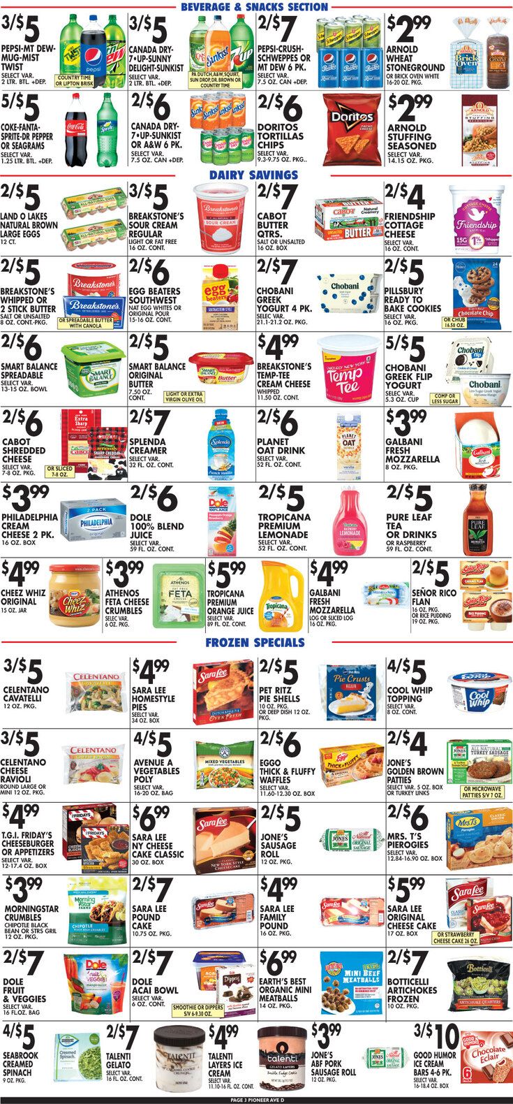 Pioneer Supermarkets Weekly Ad Flyer November 13 to November 19, 2020
