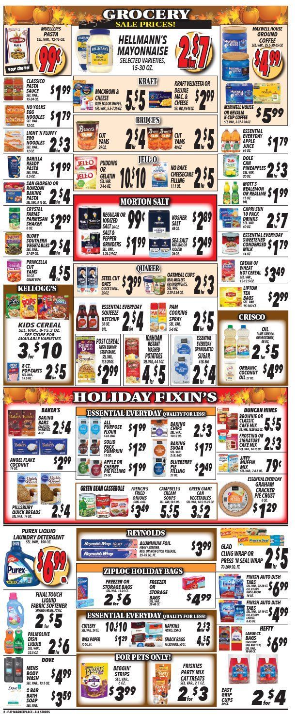 PJP Marketplace Weekly Ad Flyer November 13 to November 19, 2020