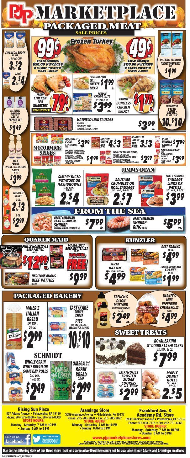 PJP Marketplace Weekly Ad Flyer November 13 to November 19, 2020