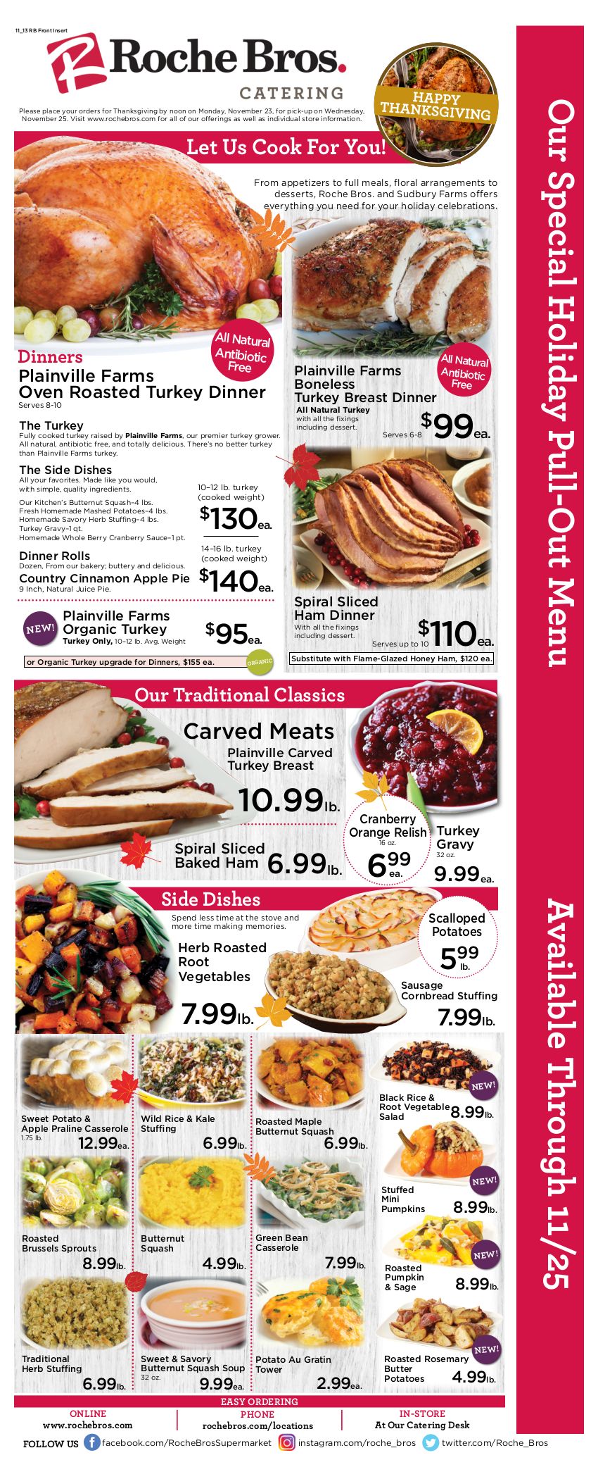 Roche Bros Supermarkets Weekly Ad Flyer November 13 to November 19, 2020