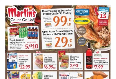 Martin’s Weekly Ad Flyer November 15 to November 21