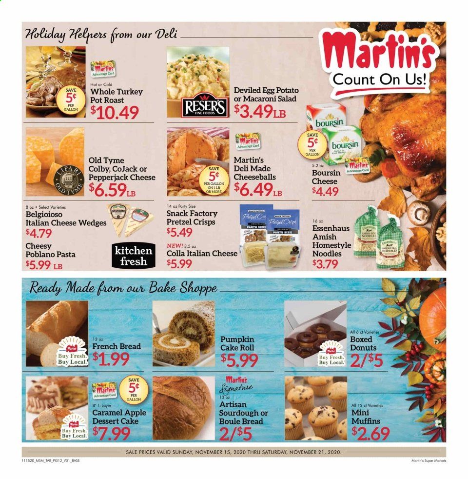 Martin’s Weekly Ad Flyer November 15 to November 21