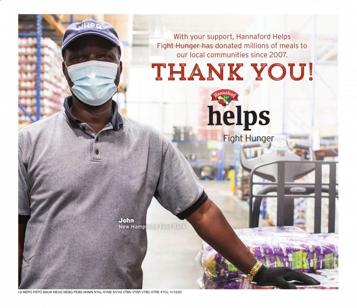 Hannaford (NH) Weekly Ad Flyer November 15 to November 21