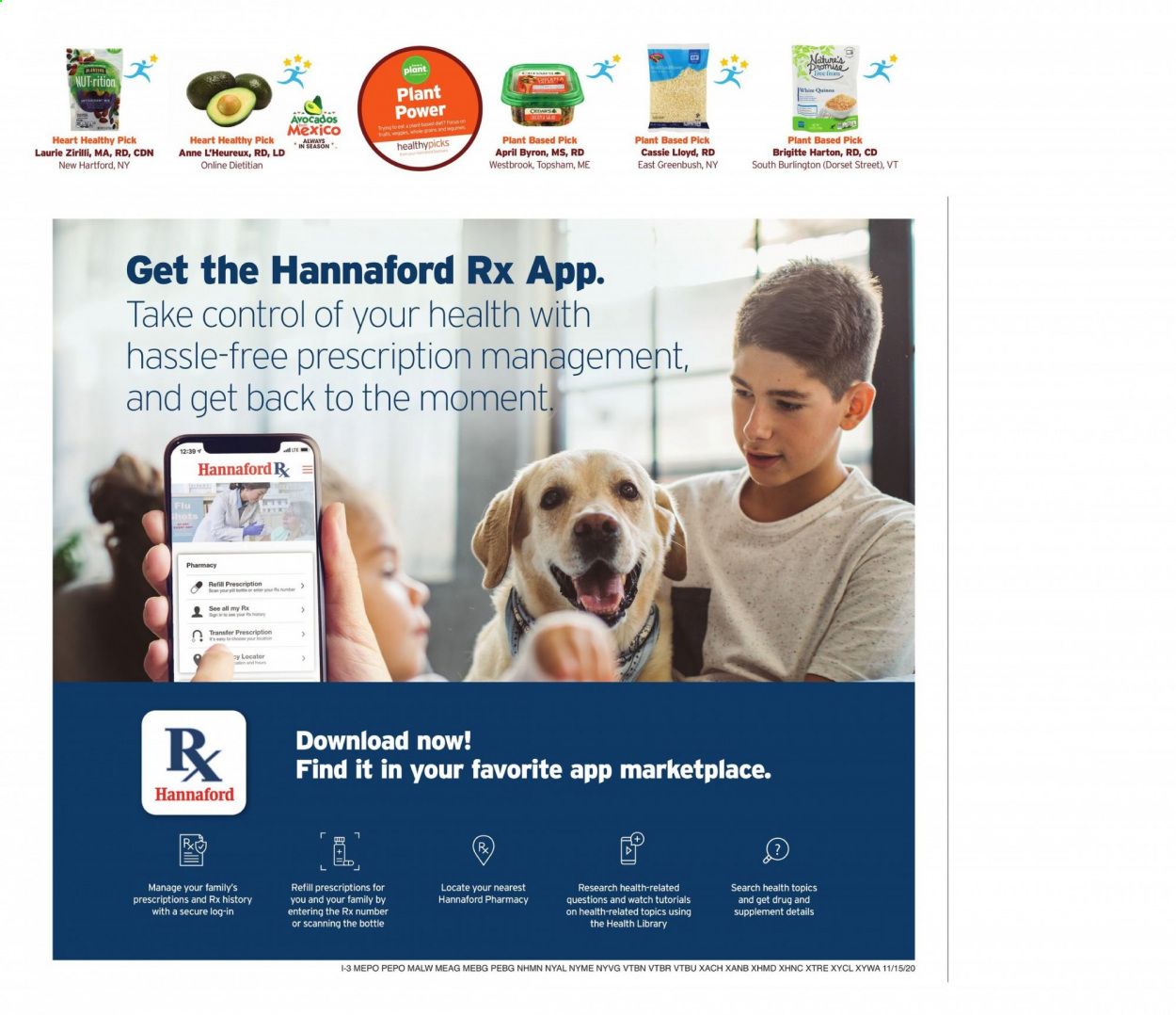 Hannaford (VT) Weekly Ad Flyer November 15 to November 21
