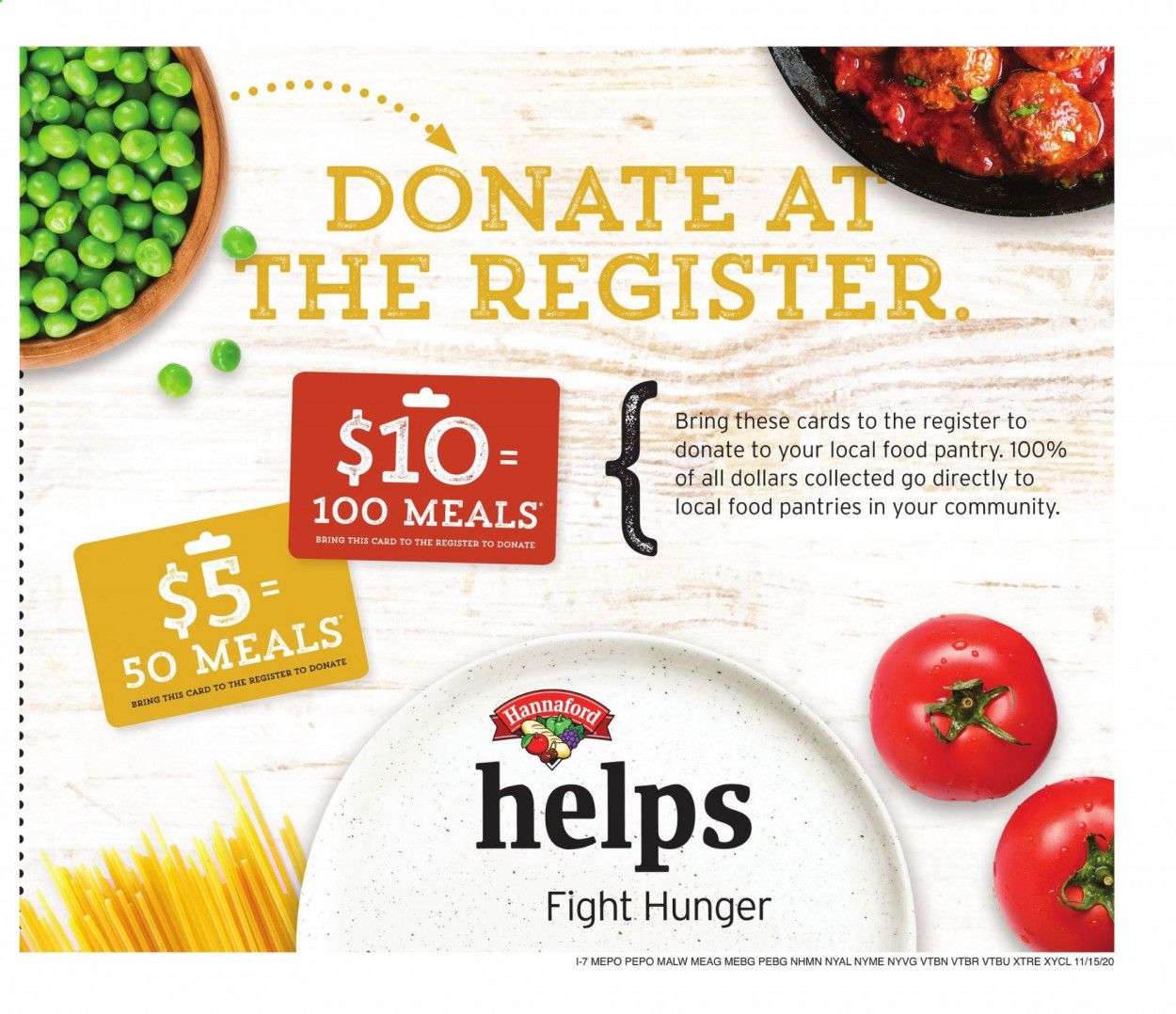 Hannaford (VT) Weekly Ad Flyer November 15 to November 21
