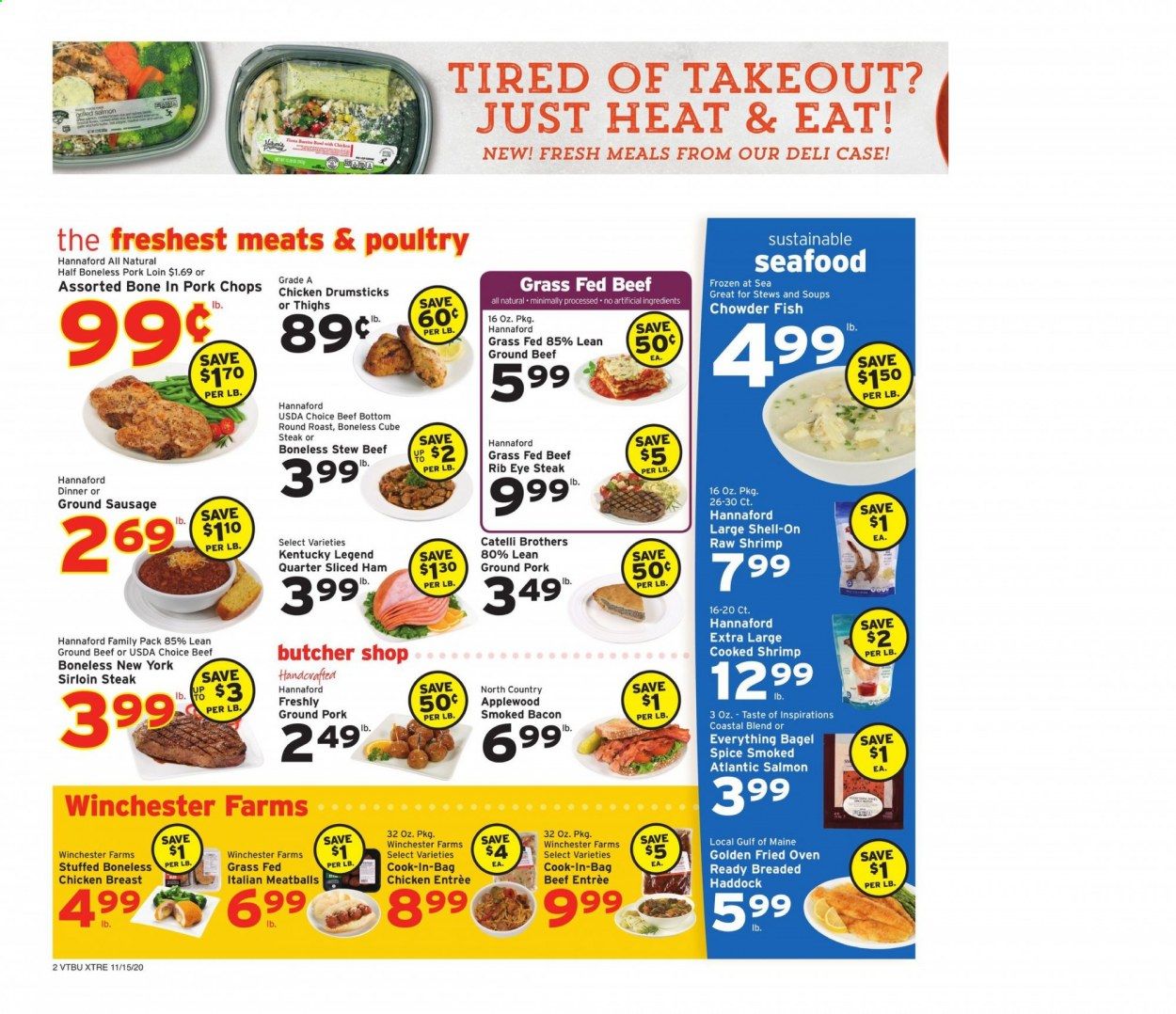 Hannaford (VT) Weekly Ad Flyer November 15 to November 21
