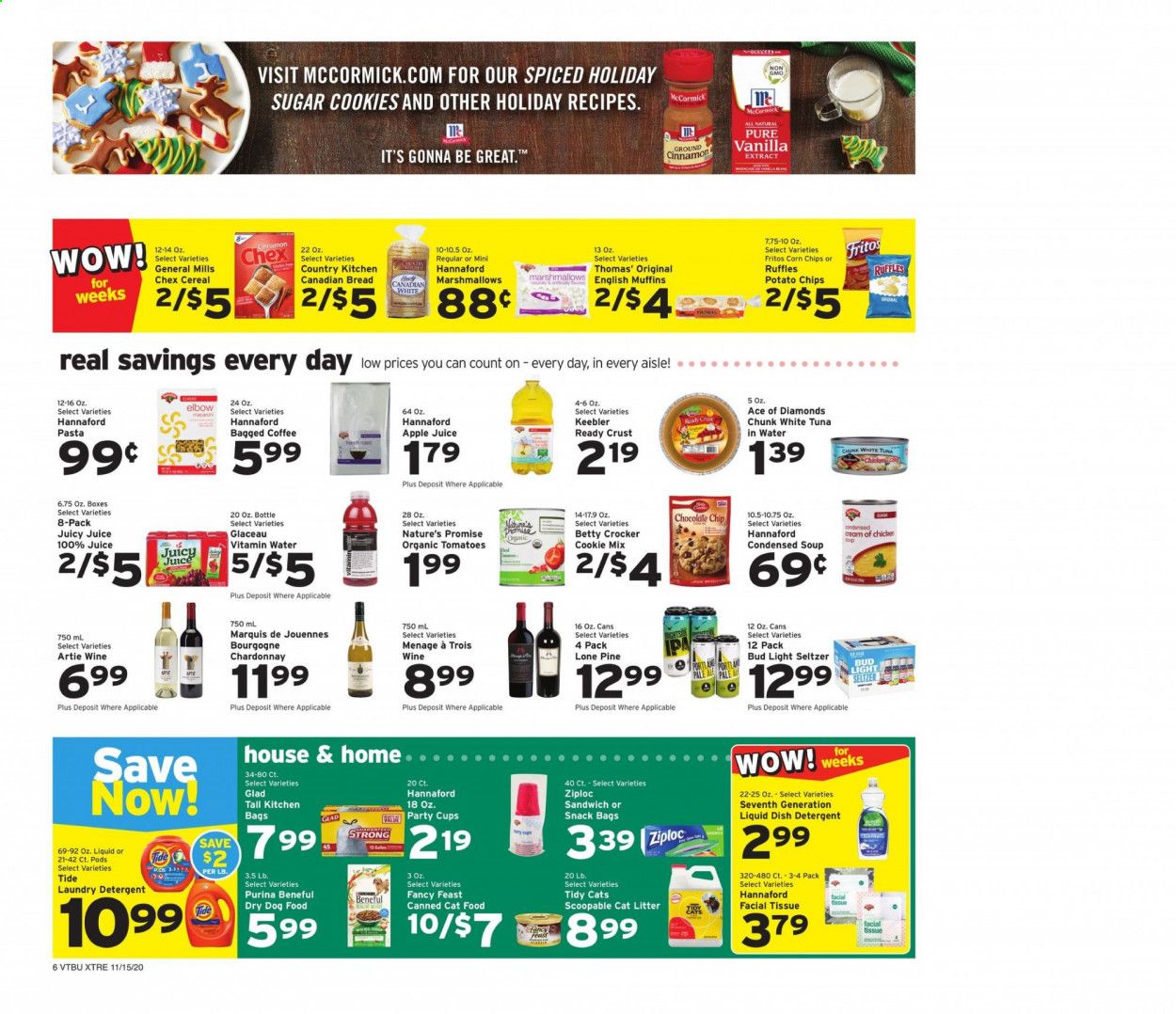 Hannaford (VT) Weekly Ad Flyer November 15 to November 21