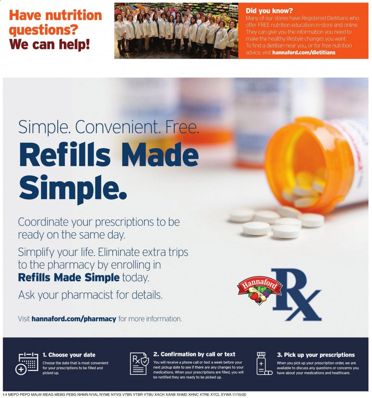 Hannaford (NY) Weekly Ad Flyer November 15 to November 21