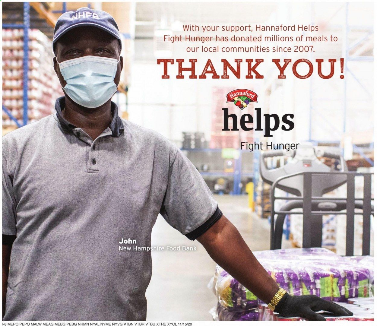 Hannaford (NY) Weekly Ad Flyer November 15 to November 21