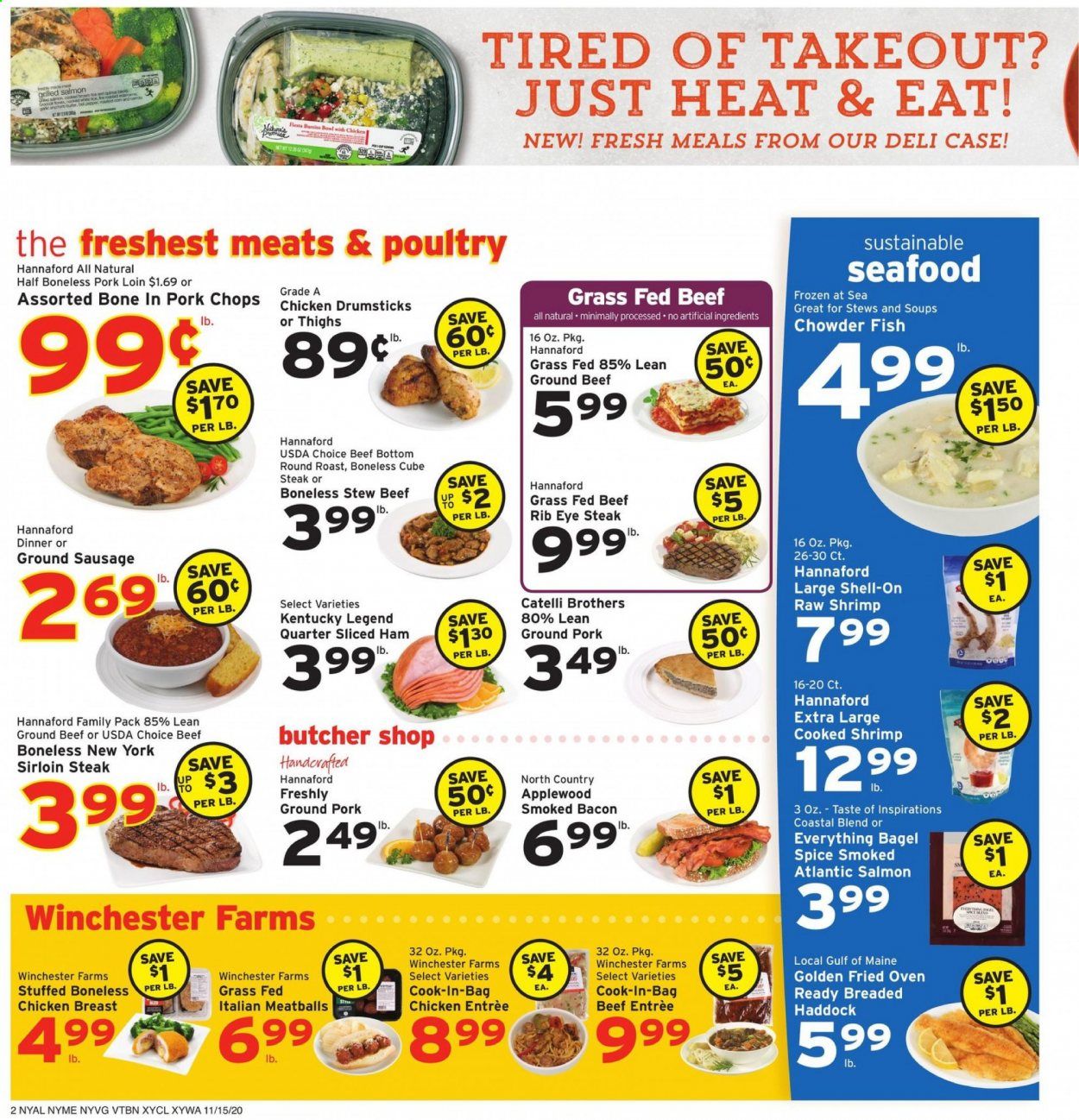 Hannaford (NY) Weekly Ad Flyer November 15 to November 21