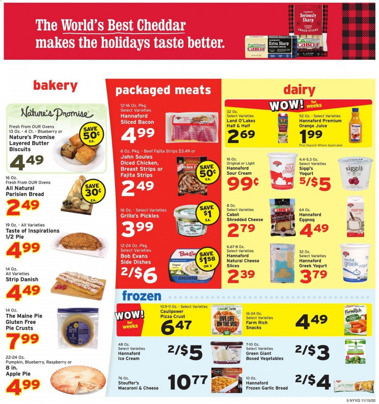 Hannaford (NY) Weekly Ad Flyer November 15 to November 21