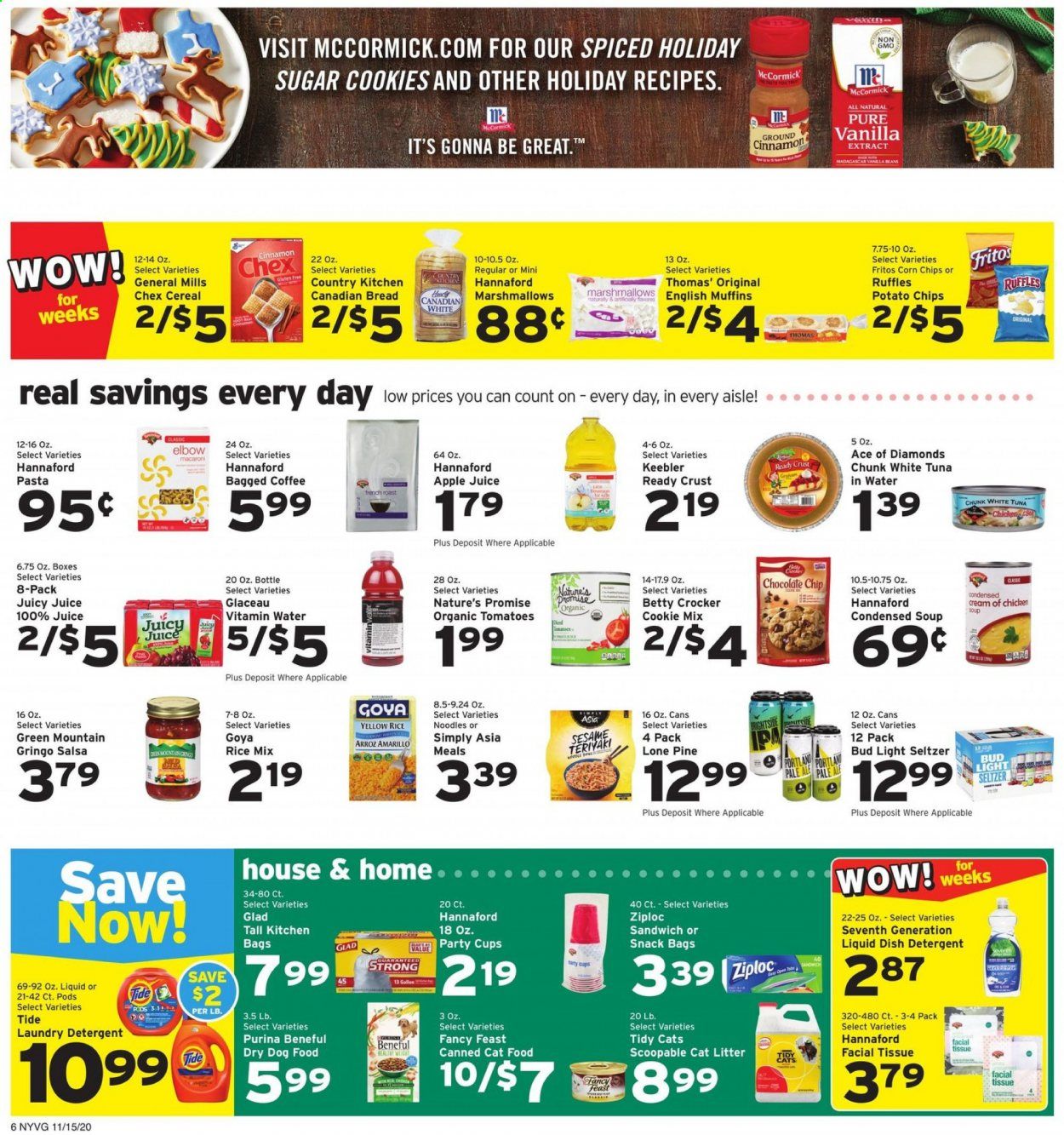 Hannaford (NY) Weekly Ad Flyer November 15 to November 21