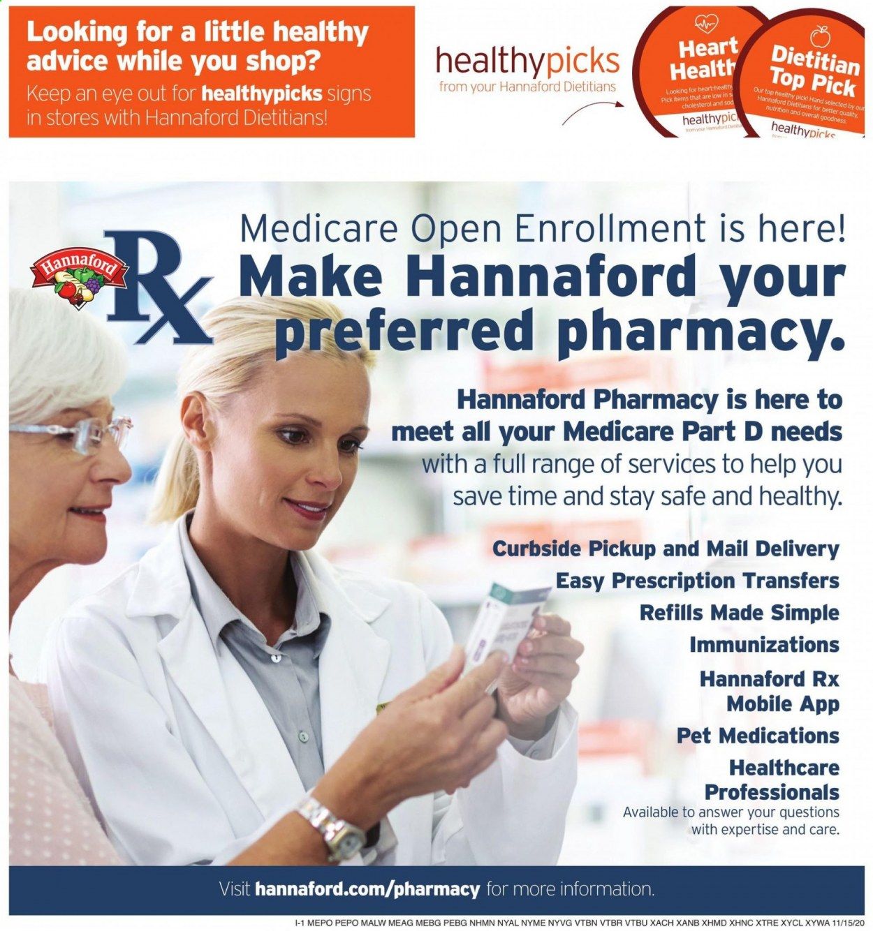 Hannaford (NY) Weekly Ad Flyer November 15 to November 21