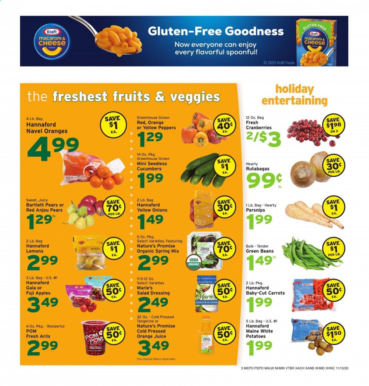 Hannaford (MA) Weekly Ad Flyer November 15 to November 21