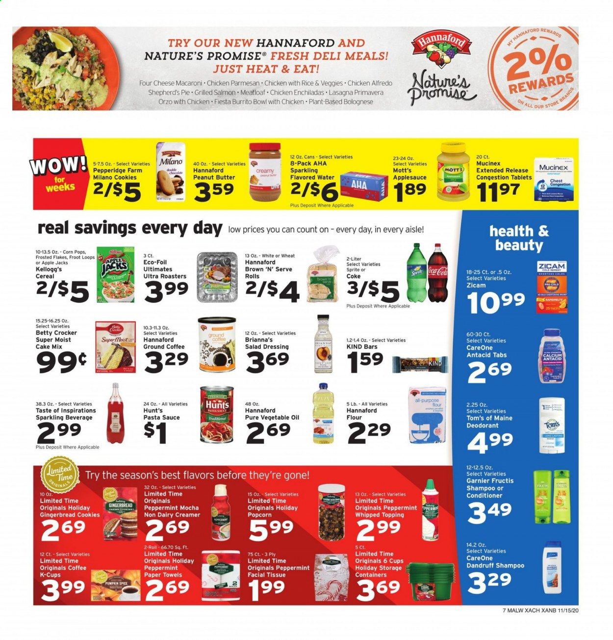 Hannaford (MA) Weekly Ad Flyer November 15 to November 21