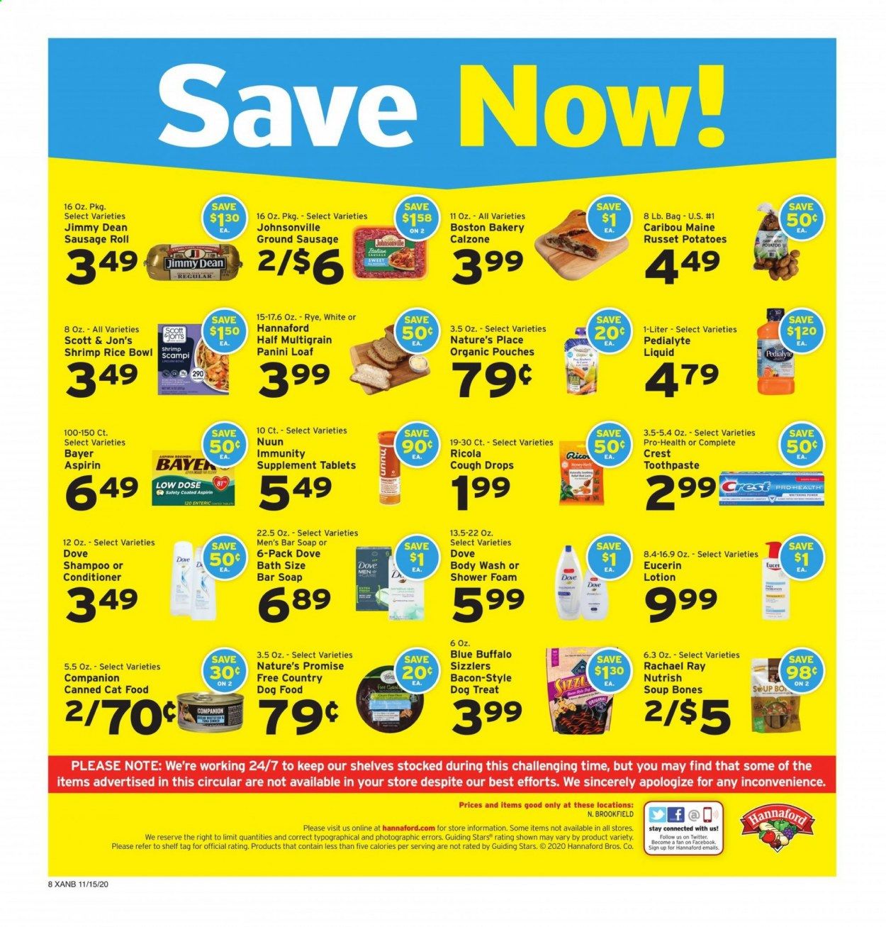 Hannaford (MA) Weekly Ad Flyer November 15 to November 21