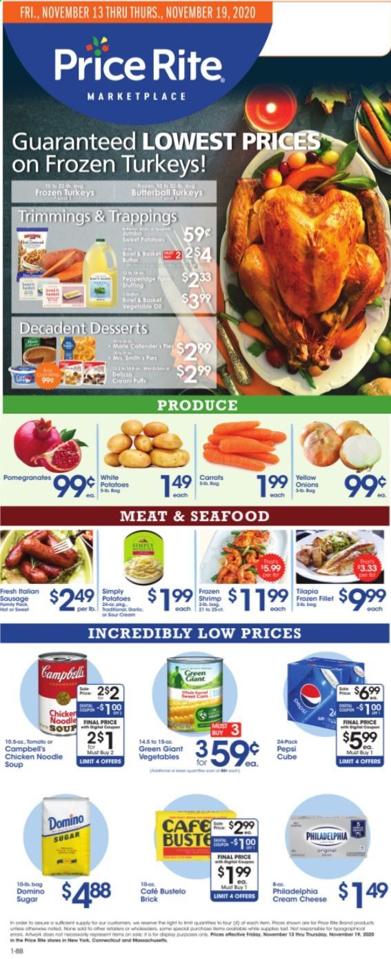 Price Rite (CT, MA, MD, NH, NJ, NY, PA, RI) Weekly Ad Flyer November 13 to November 19