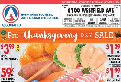 Associated Supermarkets Weekly Ad Flyer November 13 to November 19