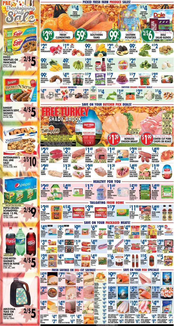 Associated Supermarkets Weekly Ad Flyer November 13 to November 19