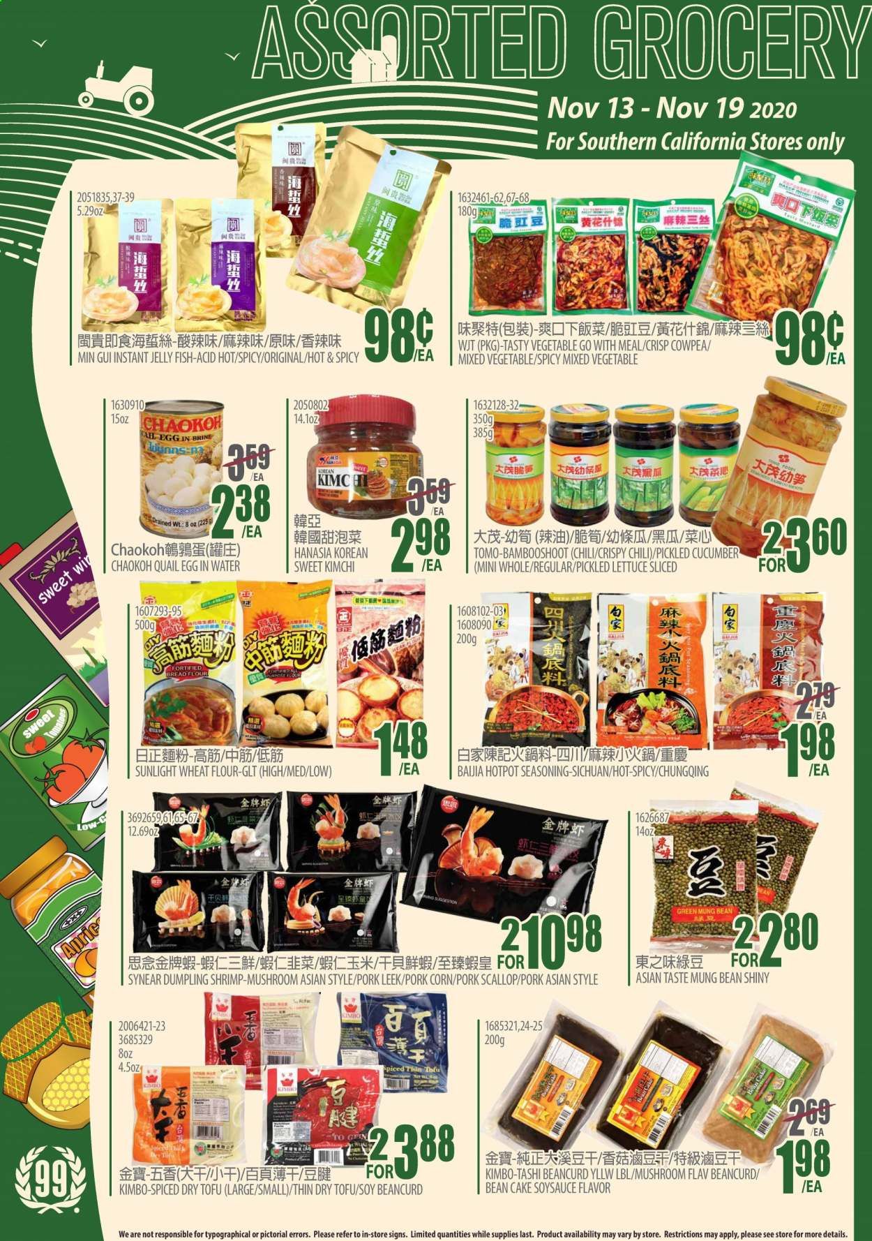 99 Ranch Market (CA) Weekly Ad Flyer November 13 to November 19