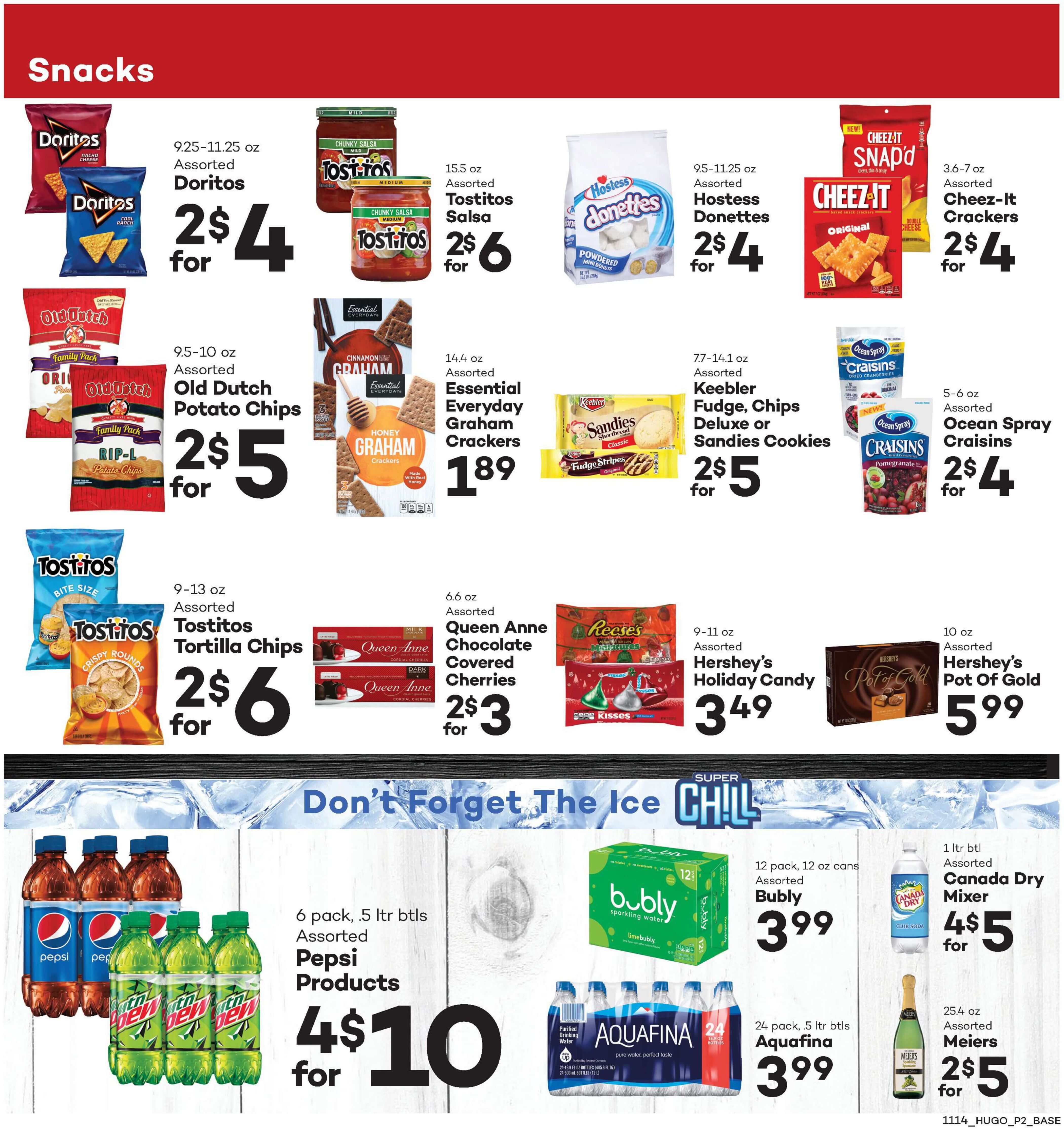 Hugo's Family Marketplace Thanksgiving Ad Flyer November 14 to November 27, 2020