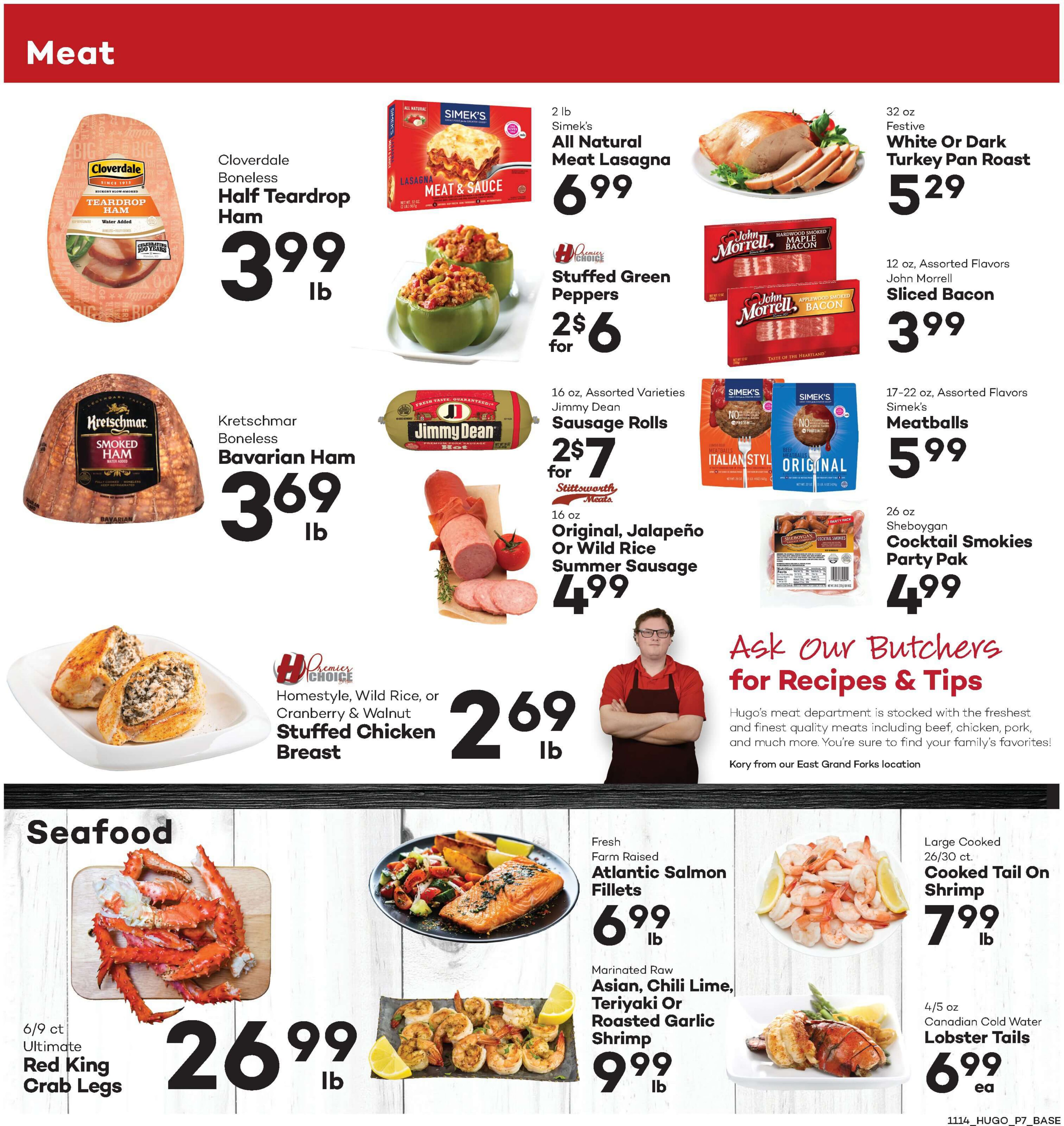 Hugo's Family Marketplace Thanksgiving Ad Flyer November 14 to November 27, 2020