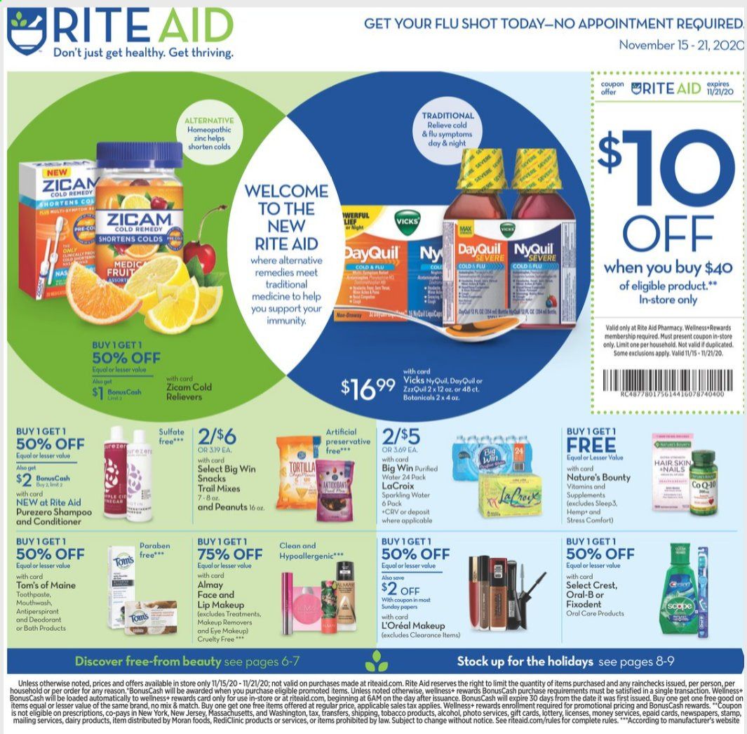 RITE AID Weekly Ad Flyer November 15 to November 21