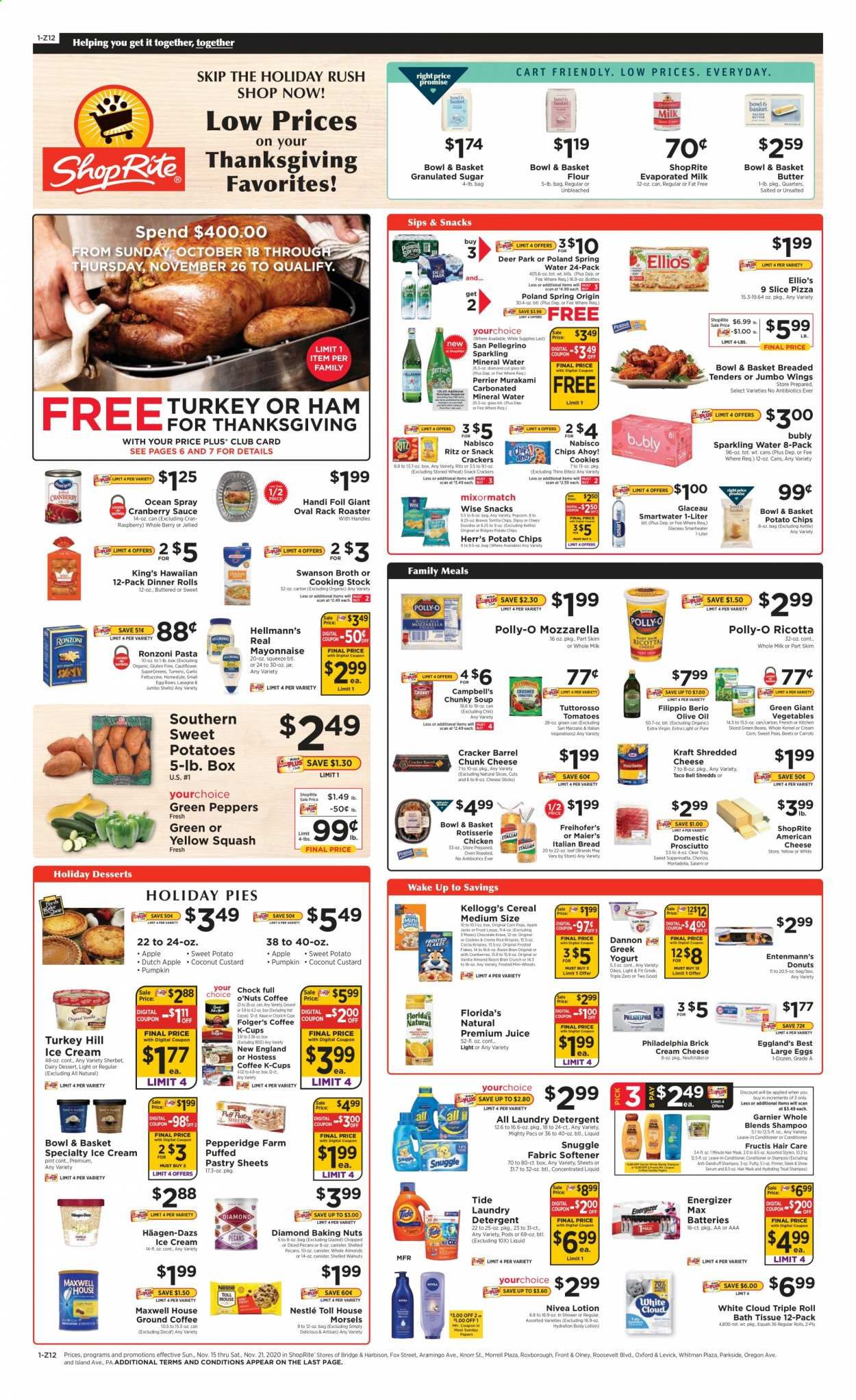 ShopRite (CT, DE, MD, NJ, NY, PA) Weekly Ad Flyer November 15 to November 21
