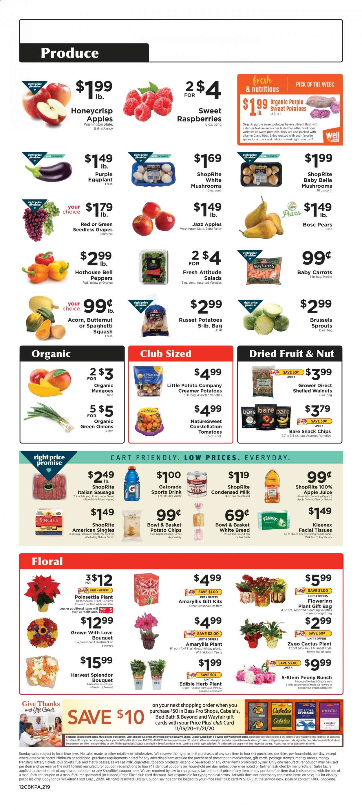 ShopRite (CT, DE, MD, NJ, NY, PA) Weekly Ad Flyer November 15 to November 21
