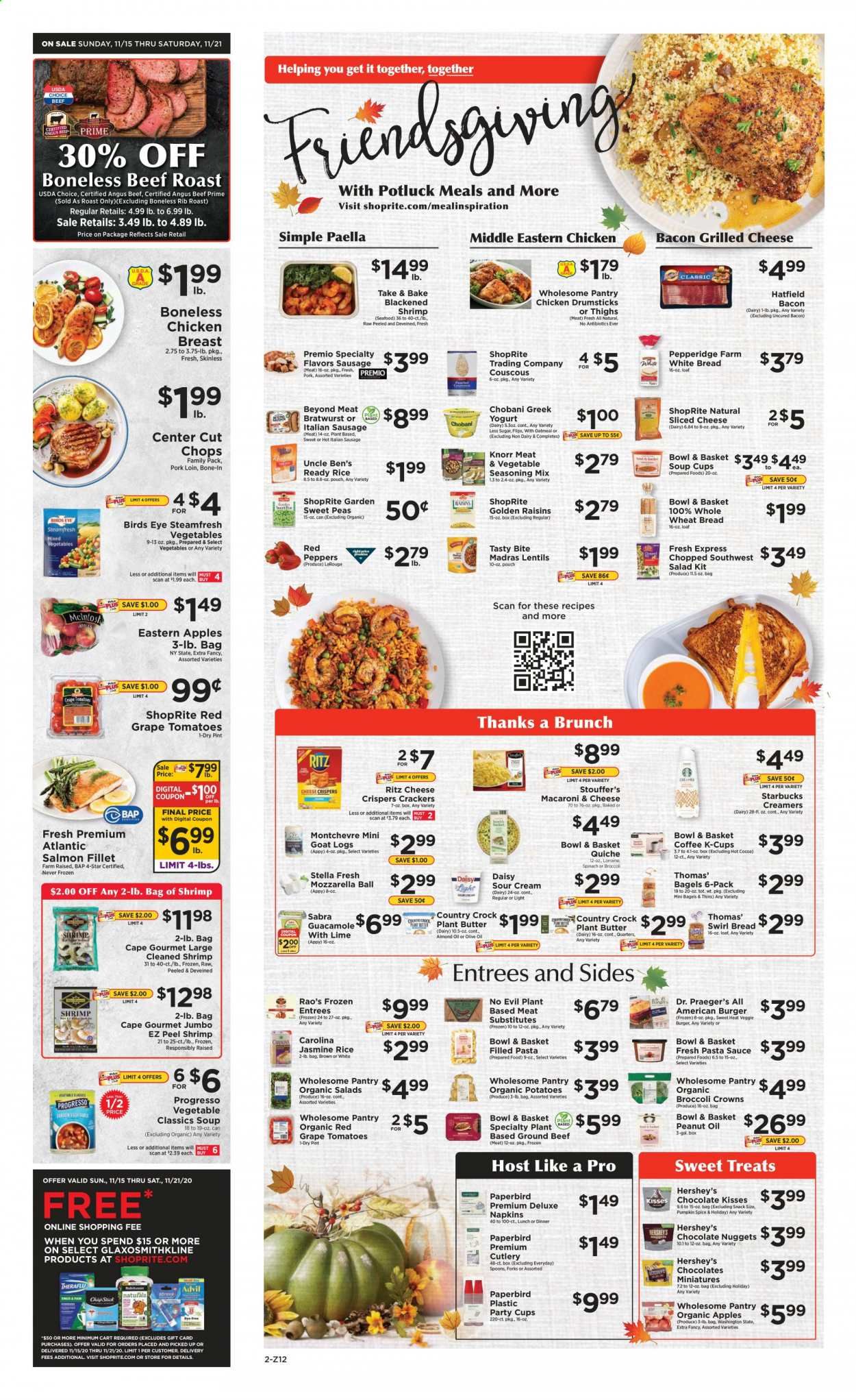 ShopRite (CT, DE, MD, NJ, NY, PA) Weekly Ad Flyer November 15 to November 21