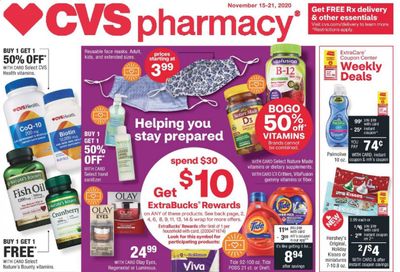 CVS Pharmacy Weekly Ad Flyer November 15 to November 21