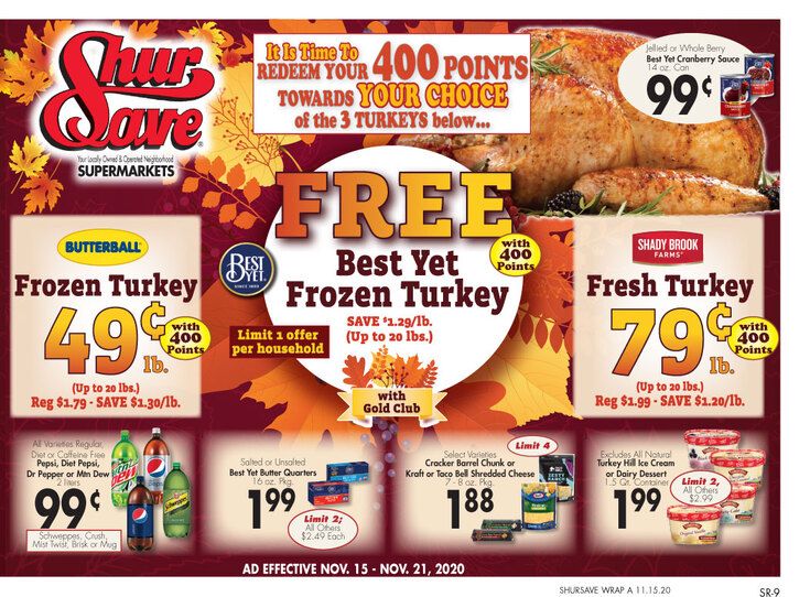 Gerrity's Thanksgiving Weekly Ad Flyer November 15 to November 21, 2020
