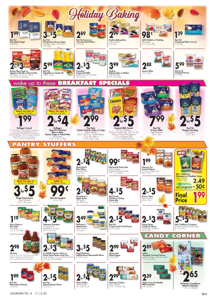 Gerrity's Thanksgiving Weekly Ad Flyer November 15 to November 21, 2020
