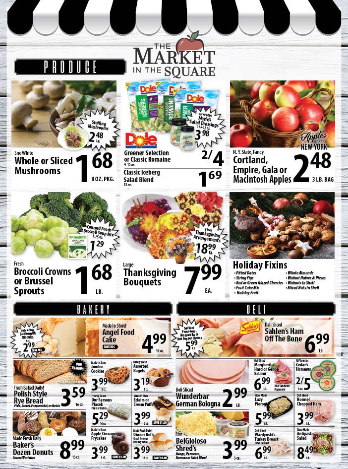 Market In The Square Thanksgiving Weekly Ad Flyer November 15 to November 21, 2020
