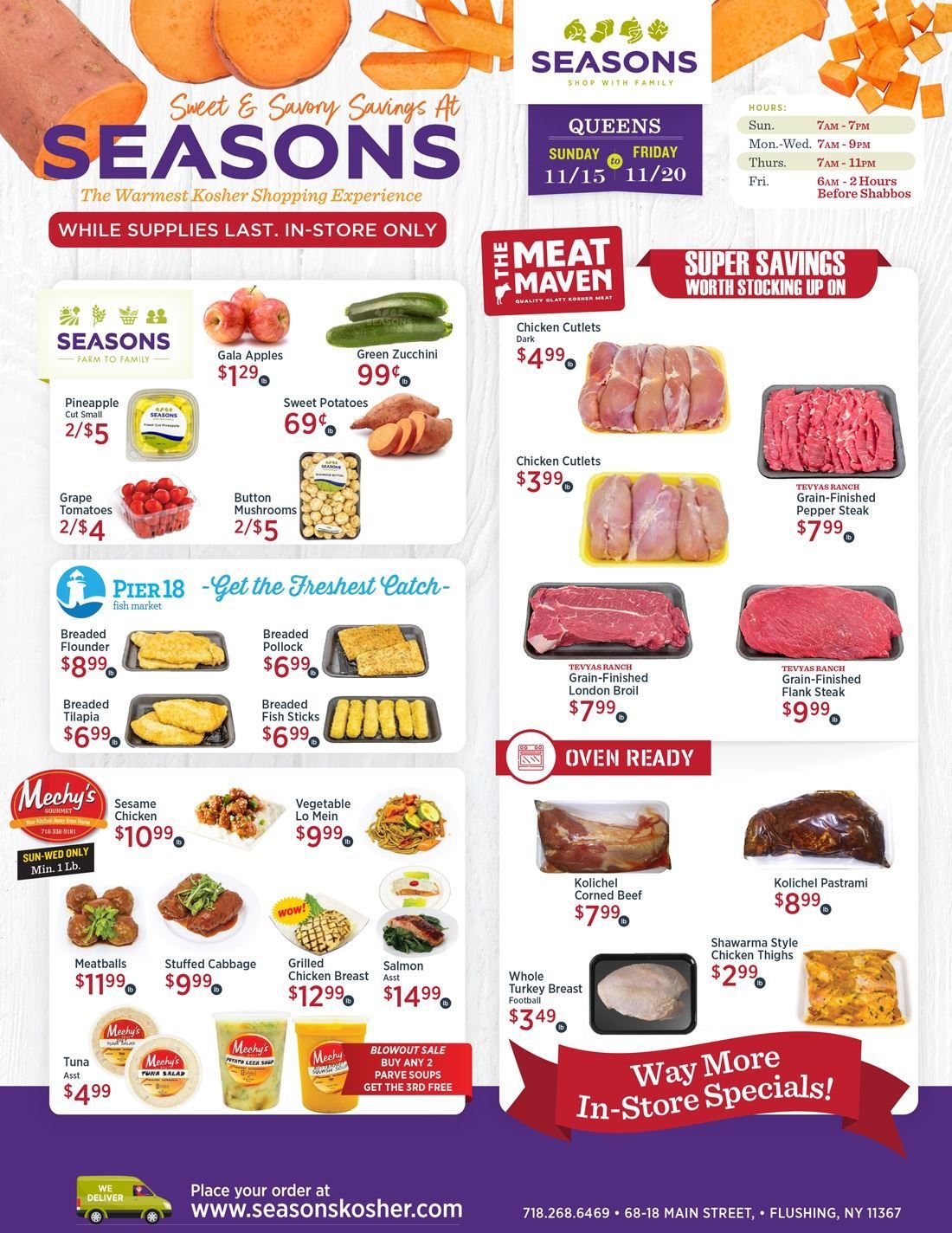 Seasons Weekly Ad Flyer November 15 to November 21, 2020
