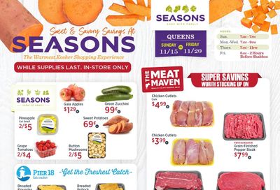 Seasons Weekly Ad Flyer November 15 to November 21, 2020