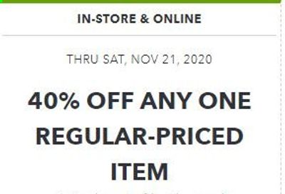 JOANN Weekly Ad Flyer November 15 to November 21