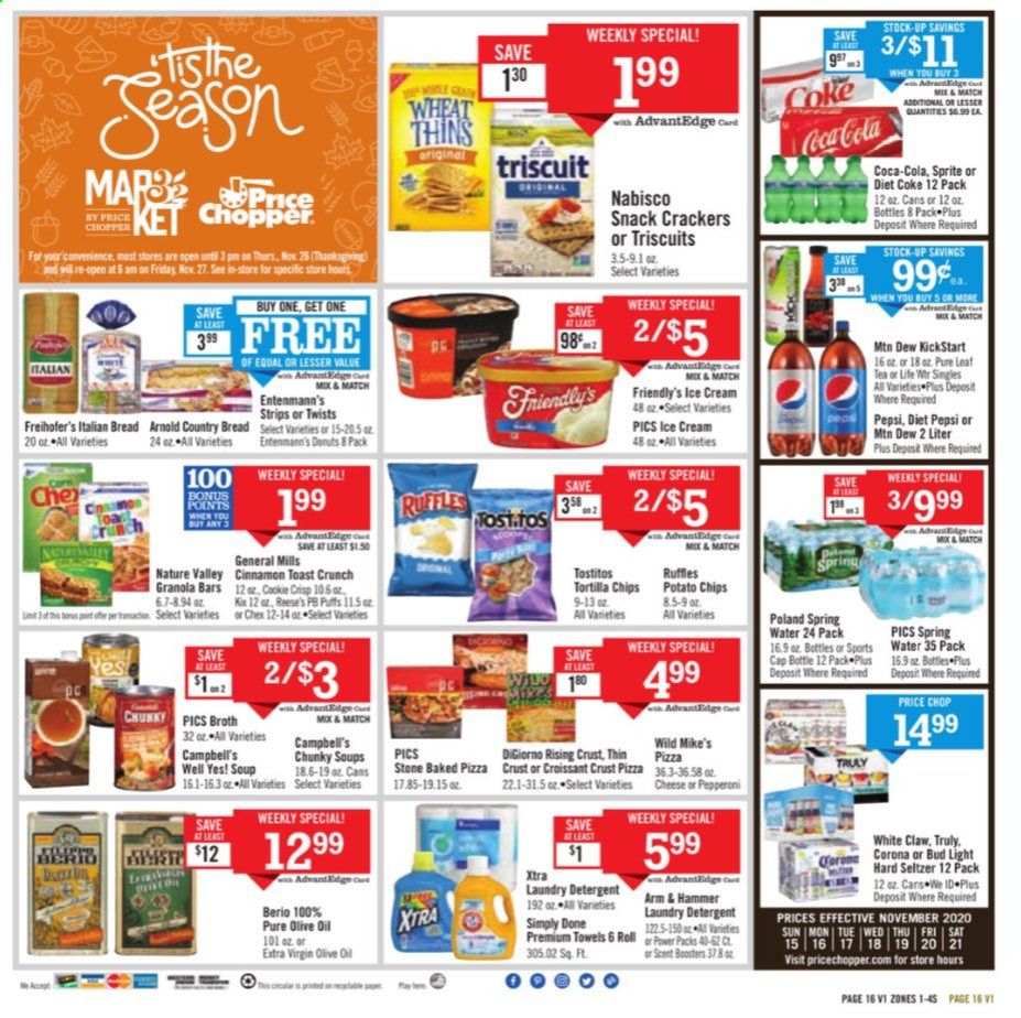 Price Chopper (CT, MA, NH, NY, PA, VT) Weekly Ad Flyer November 15 to November 22
