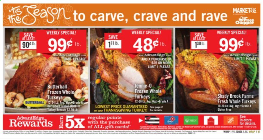 Price Chopper (CT, MA, NH, NY, PA, VT) Weekly Ad Flyer November 15 to November 22