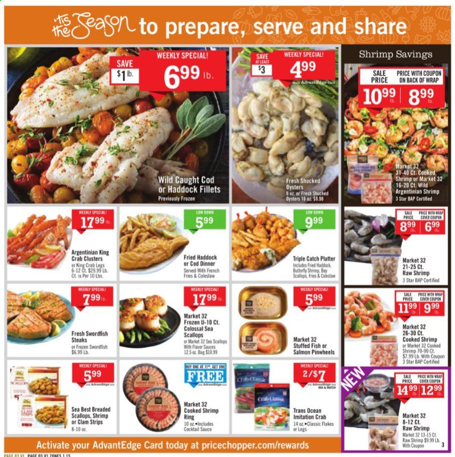 Price Chopper (CT, MA, NH, NY, PA, VT) Weekly Ad Flyer November 15 to November 22