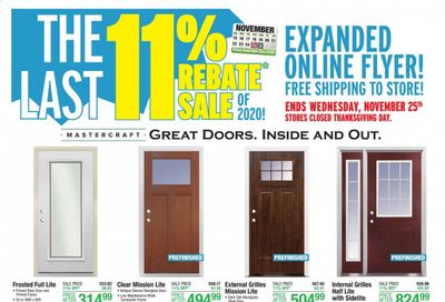 Menards Weekly Ad Flyer November 15 to November 25