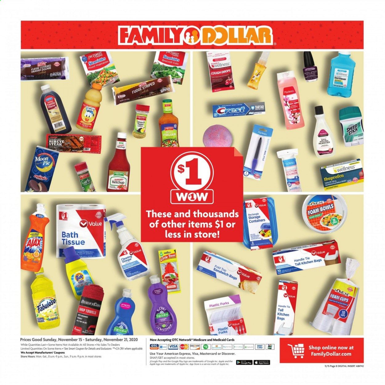 Family Dollar Weekly Ad Flyer November 15 to November 21