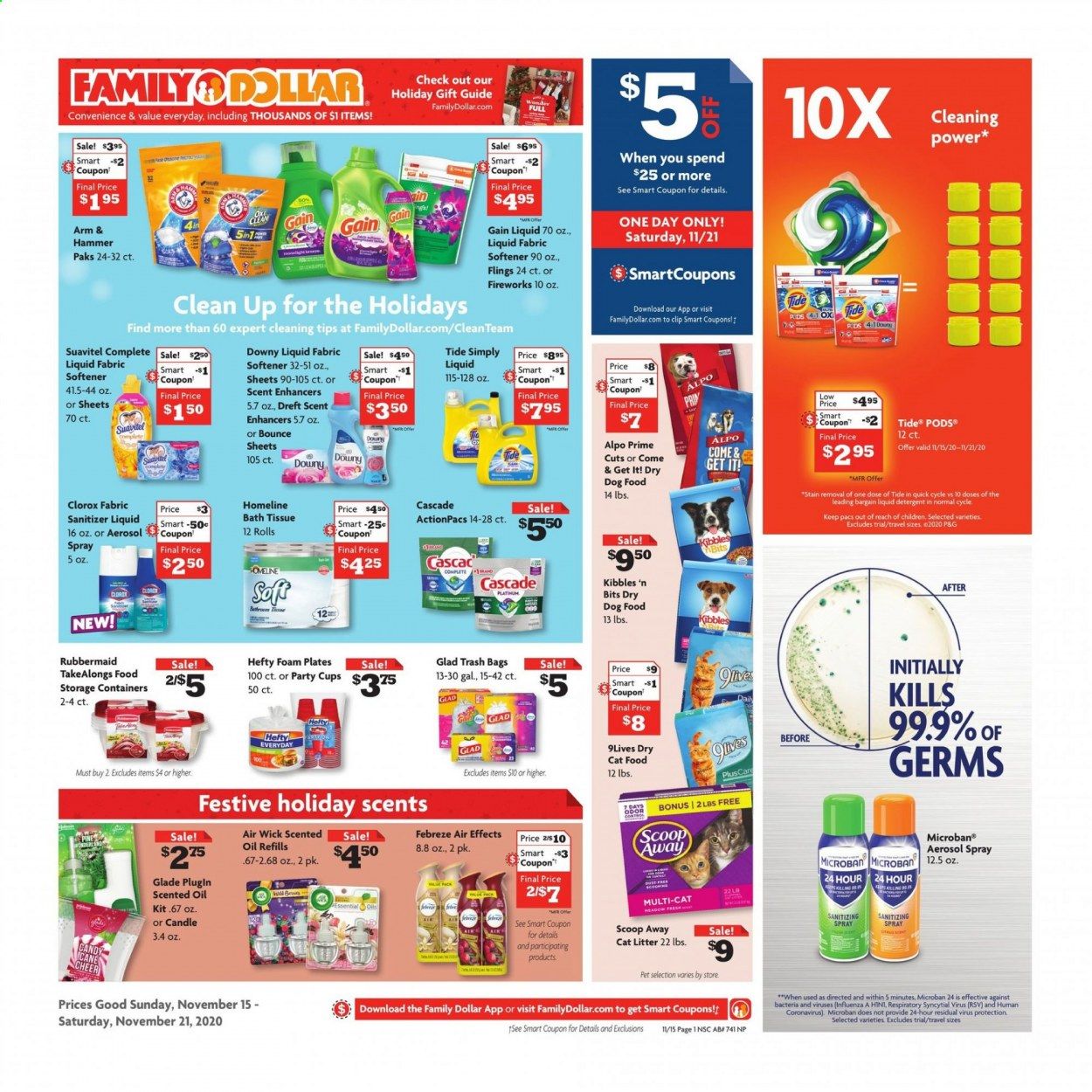 Family Dollar Weekly Ad Flyer November 15 to November 21
