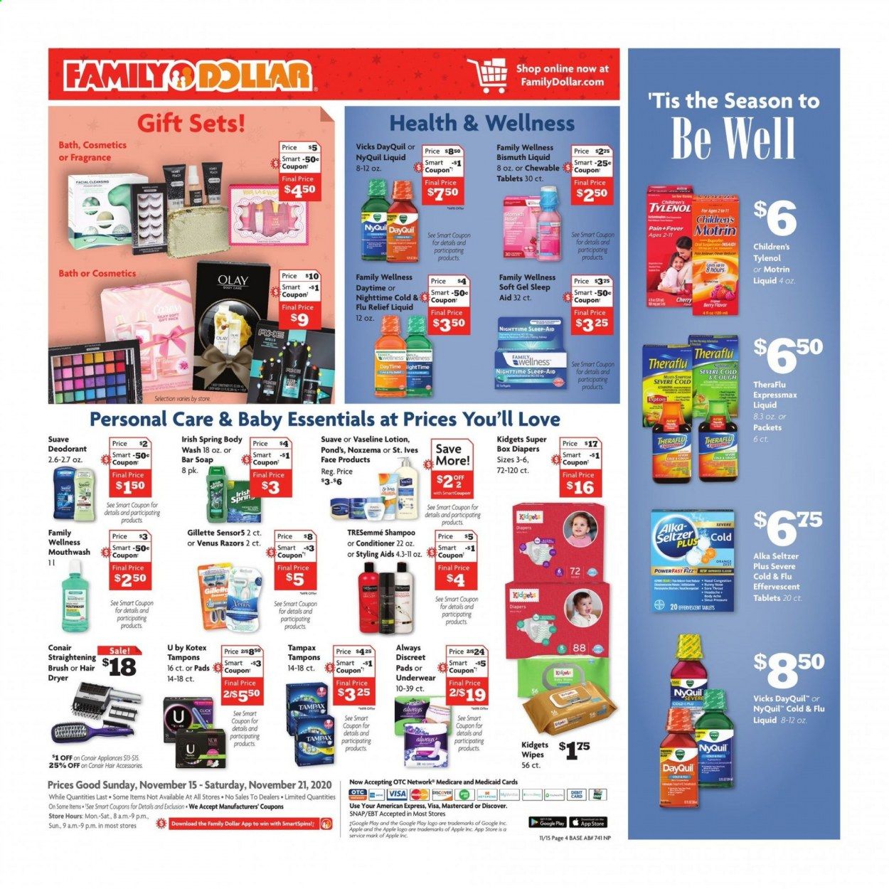 Family Dollar Weekly Ad Flyer November 15 to November 21