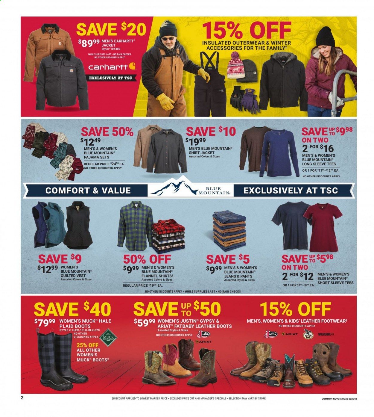 Tractor Supply Co. Weekly Ad Flyer November 24 to November 28