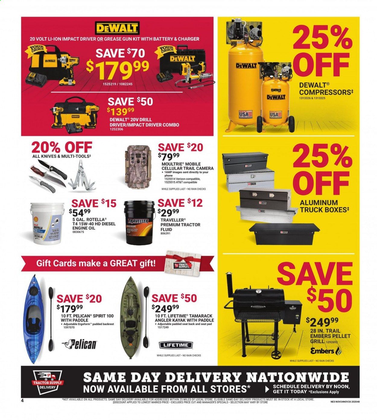 Tractor Supply Co. Weekly Ad Flyer November 24 to November 28
